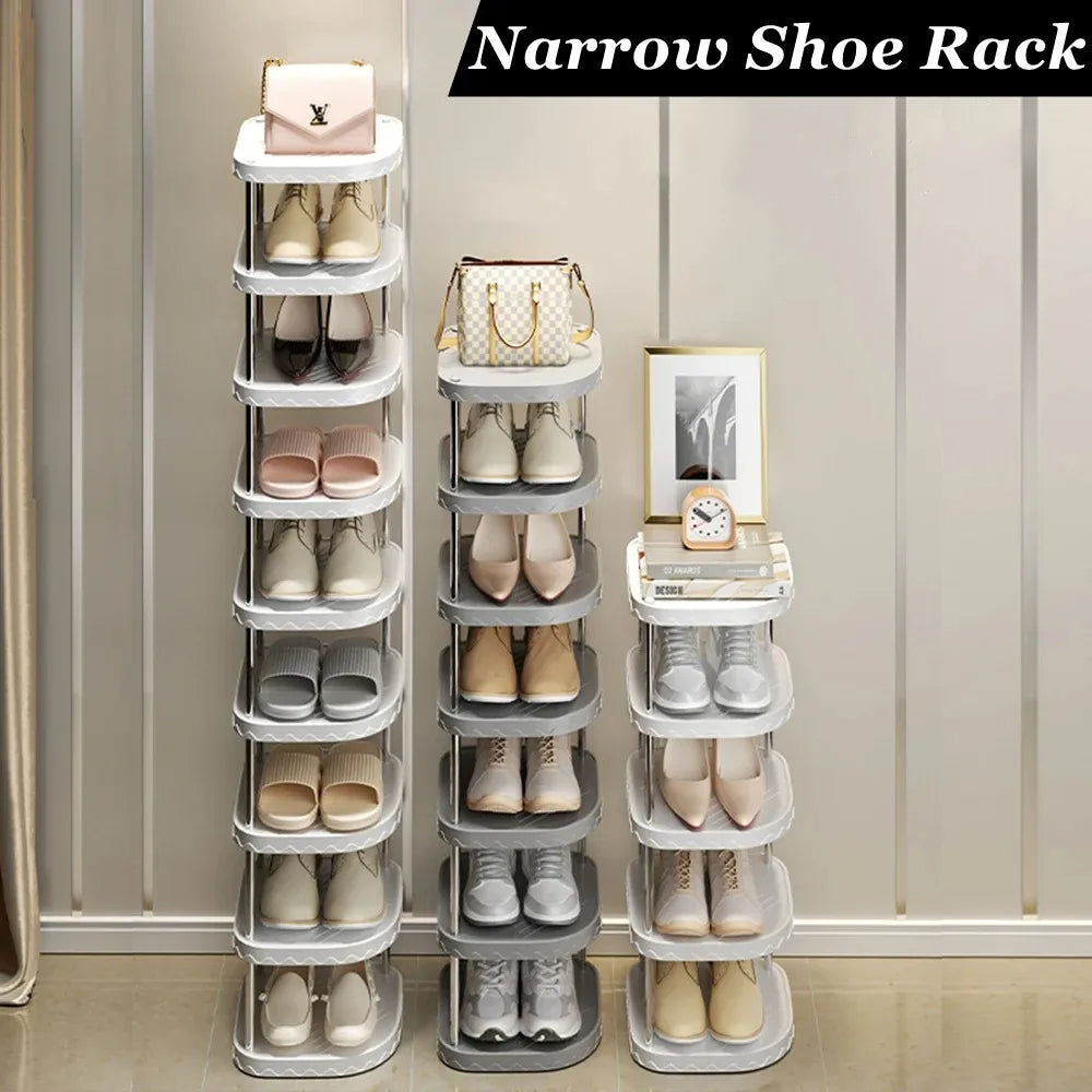 2-6Tier Simple Multi-Layer Shoe Organizer Space-saving Shoe Shelf Shoe Rack for Corridors Entrance Bedroom Shoes Organizer Rack