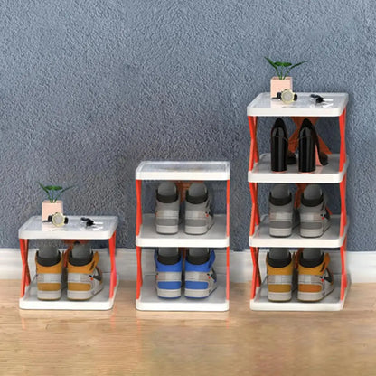 1pc-Multi-functional Assembled Shoe Cabinet X-shaped Shoe Rack Household Dust Proof Storage Simple Household Assembly Shoe Racks