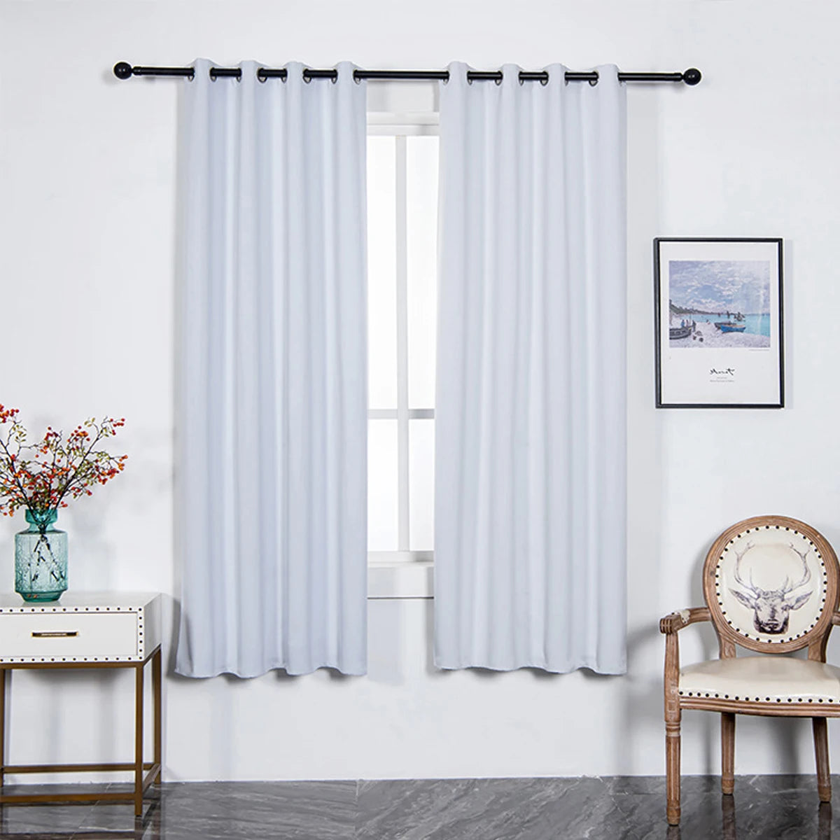 1 Panel Moder Curtains For Livingroom High Shaing Curtain90% For Blackout Bedroom Curtain Thick Blinds Drapes Door