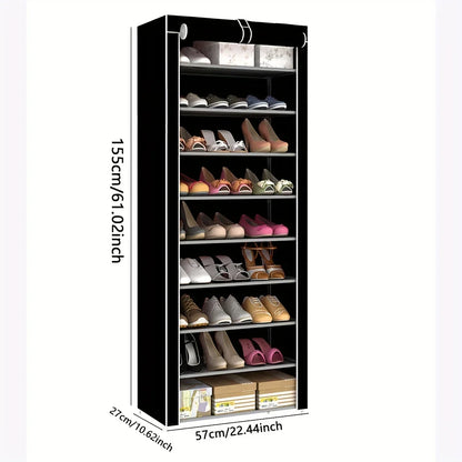 1pc-Furniture Shoe Cabinet Shoes Racks Storage Large Capacity Home Furniture Simple 10 layers