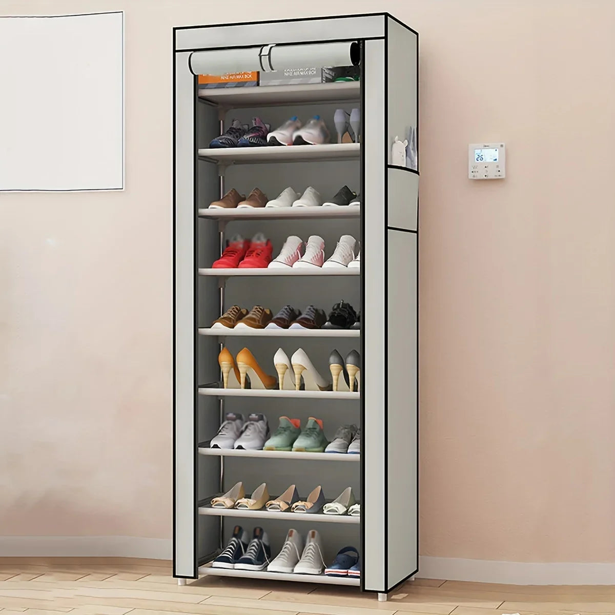 1pc-Furniture Shoe Cabinet Shoes Racks Storage Large Capacity Home Furniture Simple 10 layers